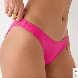 J. Crew Women’s Heritage 1989 High-Leg Bikini Bottom BP209 Radiant Fuchsia XXS